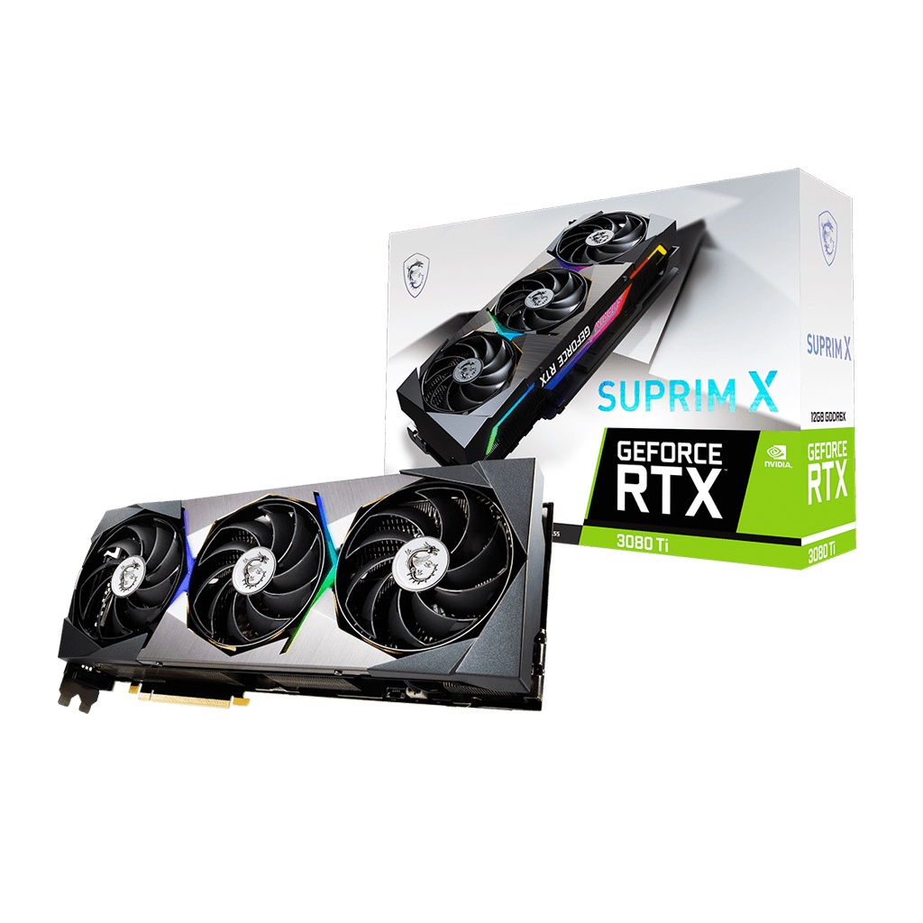 MSI GEFORCE RTX 3080 TI SUPRIM X 12G มือ 2 ประกันไทย 3 ปี เริ่ม 06/21 พร้อมส่ง (นัดรับทักแชทครับ)