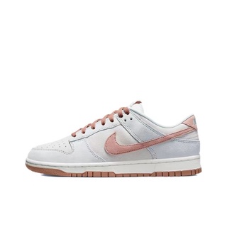 【พร้อมส่ง ของแท้ 100%】Nike SB Dunk Low Fossil Rose ผ้าใบ รองเท้าวิ่ง