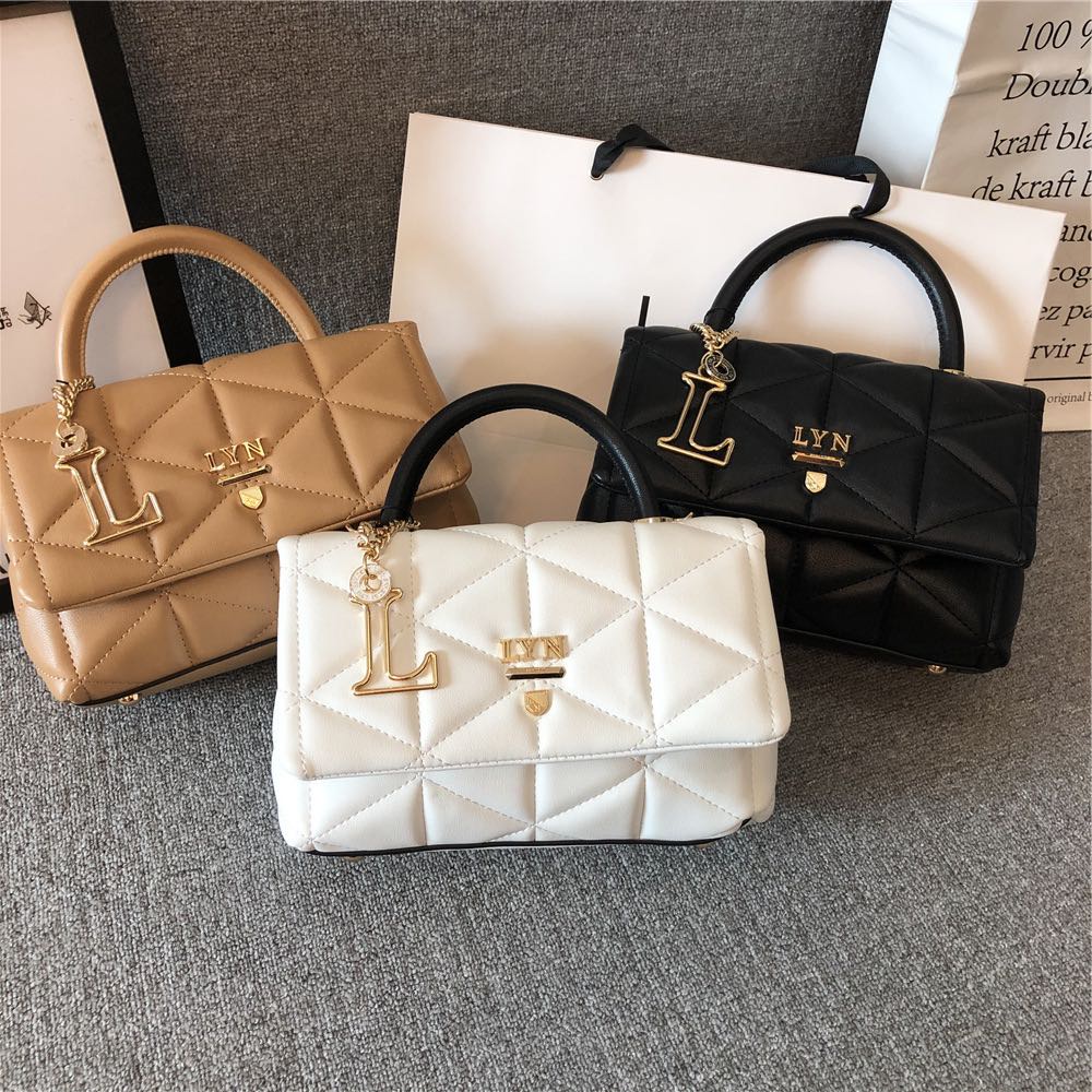 Lyn accs bags Handy Quilted Leather Womens Handbags