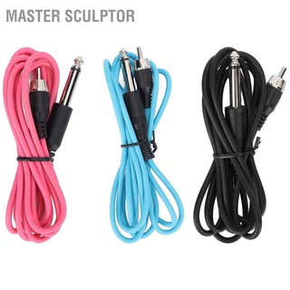 Tattoo Clip Cord 5.9ft RCA Tattoo Clip Cord Professional Flexible Silicone Machine Accessories