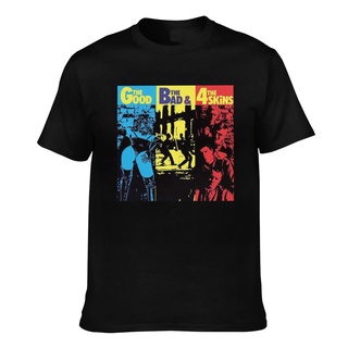 T-shirt  เสื้อยืด พิมพ์ลาย The 4 Skins The Good The Bad British Oi Skinhead สําหรับผู้ชายS-5XL