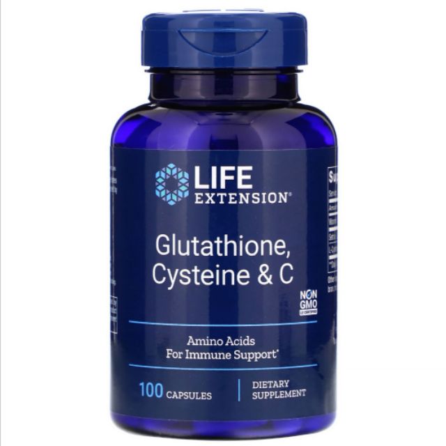 Life Extension, Glutathione, Cysteine & C, 100 Veggie Caps