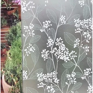 สติกเกอร์ฝ้าติดกระจก มีกาวในตัว (กว้าง 45 CM * ยาว 100 CM ) !พร้อมจัดส่งจร้า!