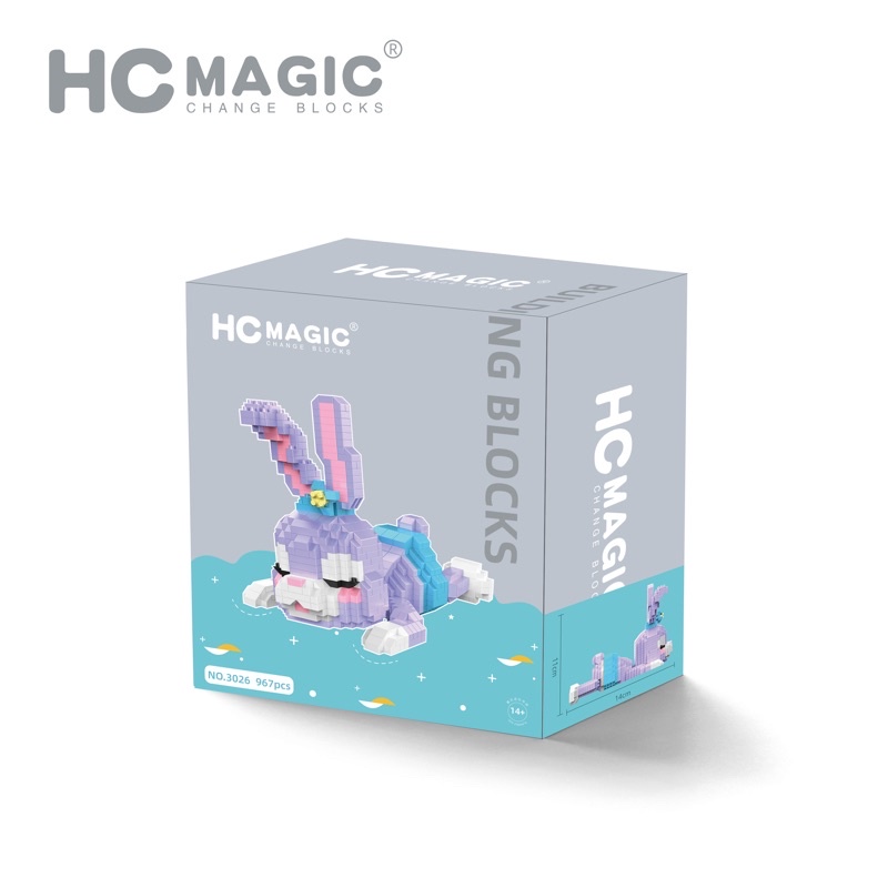ตัวต่อ​ มาใหม่ มีให้สะสม​ 8 แบบ​ ยี่ห้อ​ HC NO.3019-3026