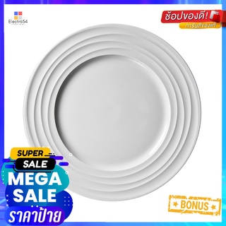 จานตื้น FINE PORCELAIN KECH AQUA 10 นิ้วPLATE FINE PORCELAIN KECH AQUA 10"