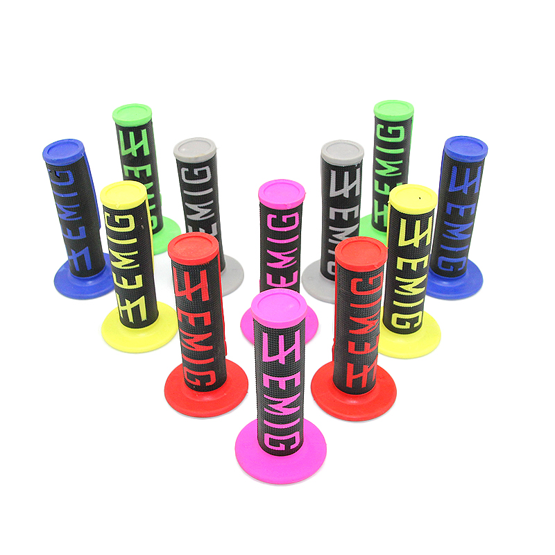 7/8" ด้ามจับยางสําหรับรถจักรยานยนต์ Bar Grip 5 สีสําหรับการปรับเปลี่ยน Motorcross