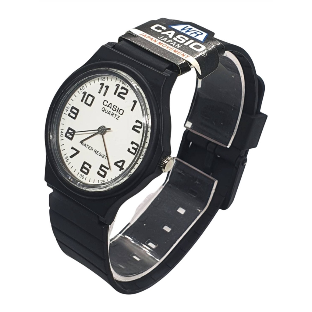 (กันน้ำ) นาฬิกาcasio พร้อมกล่อง นาฬิกาข้อมือผู้ชาย casio สายยาง สีดำ นาฬิกาคาสิโอ้ RC537