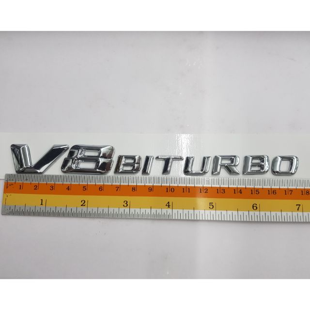 @%Logo V8BiTurBo ของรถ Benz