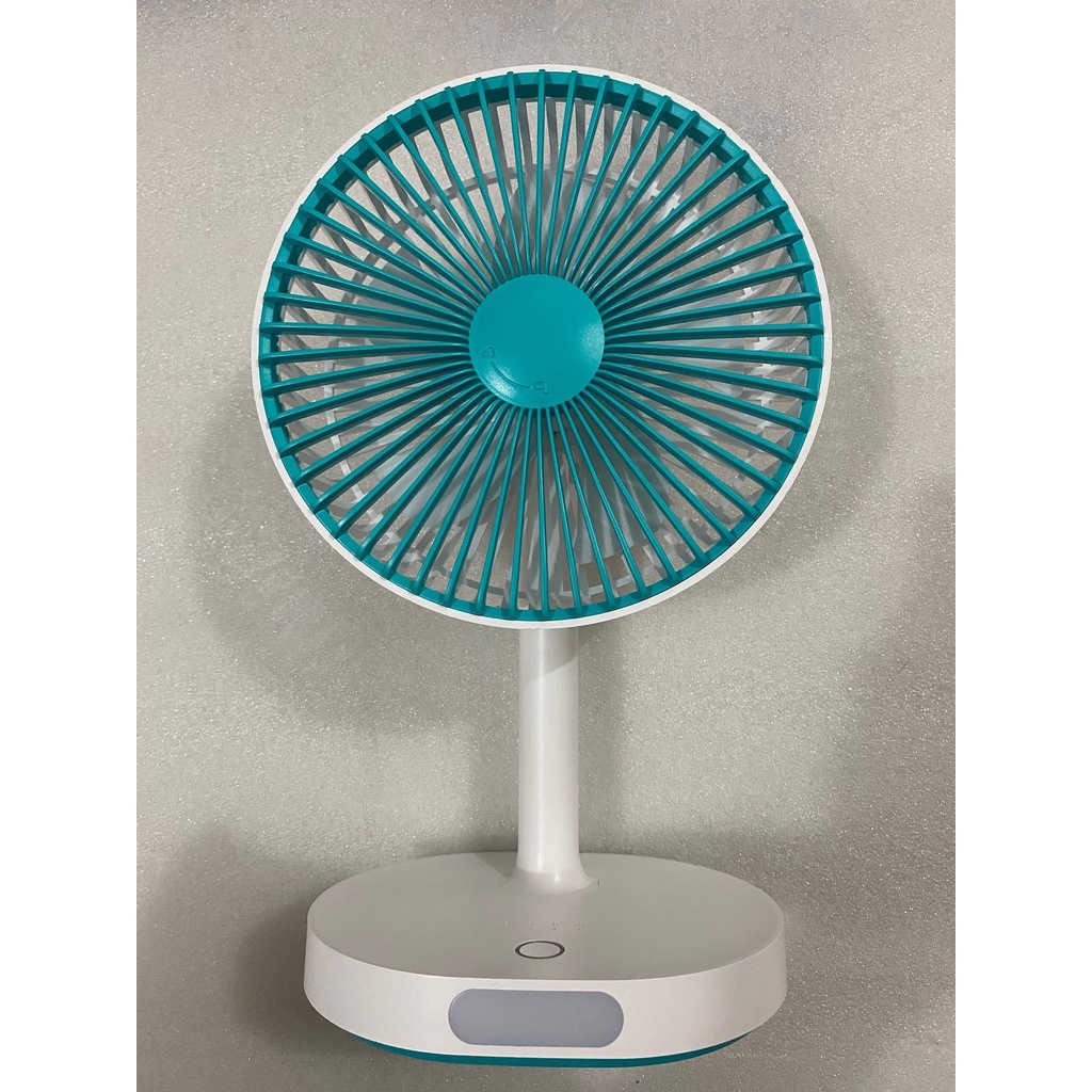 พัดลมตั้งโต๊ะ Mamaru แบตเตอรี่ในตัว5000mah ชาร์จไฟ พร้อมโคมไฟ พัดลมพกพาพัดลมแค้มป์ต่อกับ POWER BANK 