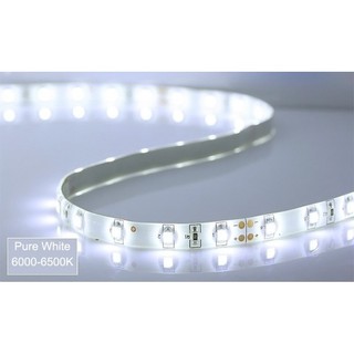 ไฟ LED แบบเส้น SMD ดวงเล็ก 60 ดวง/เมตร ยาว 5 เมตร (สีขาว)