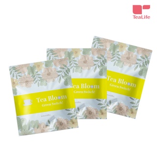 Tea Bloom  green tea - สวิตช์สีเขียว! - 18 กรัม