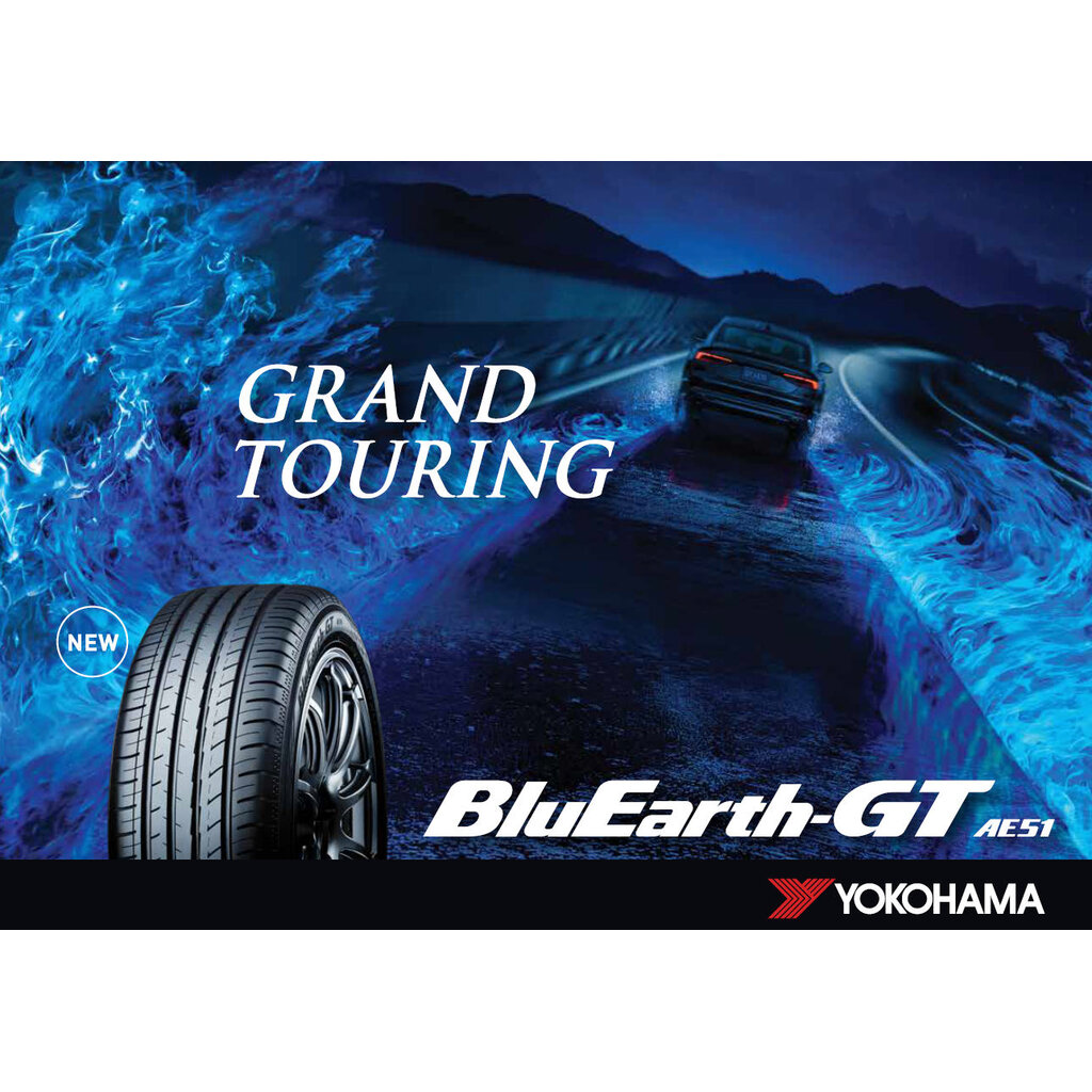 ยางรถยนต Yokohama Bluearth Gt Ae51 195 55r16 4เส น ฟร ค าถอดใส ถ วงล อ ต งศ นย ท หน าร าน หร อ จ ดส งฟร ขอบ16 12 730