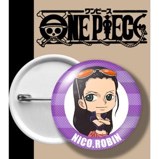 ONEPIECE BADGE เข็มกลัด วันพีช โรบิน ม่วง ROBIN PURPLE