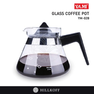 Hillkoff : YAMIYM02B Glass jug-black  500 cc