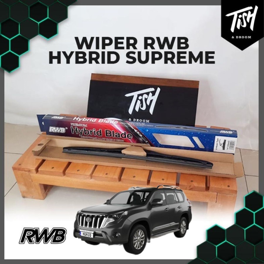 Prado J150 2010-2020 Hybrid RWB Supreme Wiper 2 ชิ้น
