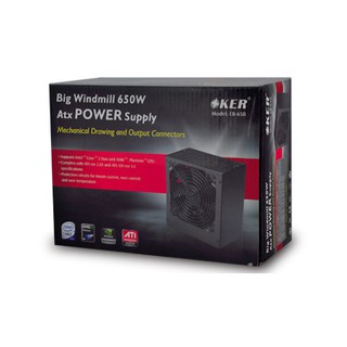 Oker power supply 650W. รุ่น EB-650