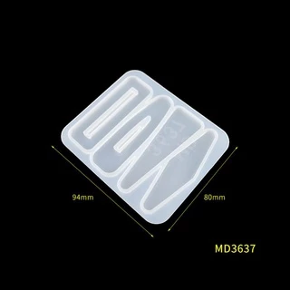 Redd กิ๊บติดผมรูปทรงต่างๆ Casting Moulds กิ๊บติดผมแม่พิมพ์ซิลิโคนเรซิ่น Mould