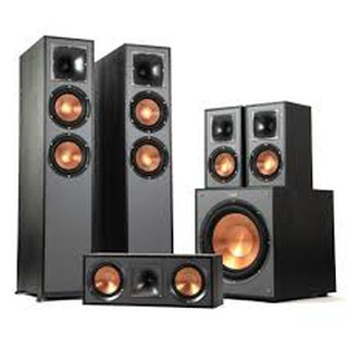 ชุด ลำโพง KLIPSCH  R-610F+R-52C+R-51M+R-100SW  แถมฟรี klipsch  the  one  สี  ebony