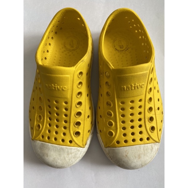 Native Shoes รองเท้าเด็กมือสอง สีเหลือง size C8/15 cm