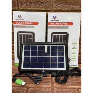 แผงโซล่าเซล SOLAR Panel  ยี่ห้อ Tiger world รุ่น M5P18 โซล่าเซลล์ สำหรับชาร์จมือถือหรืออุปกรณ์ไฟฟ้า แผงโซล่าเชล