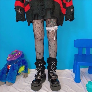 🔥Sale🔥ถุงน่องลายดาว Star Socks Tights Gothic พร้อมส่ง