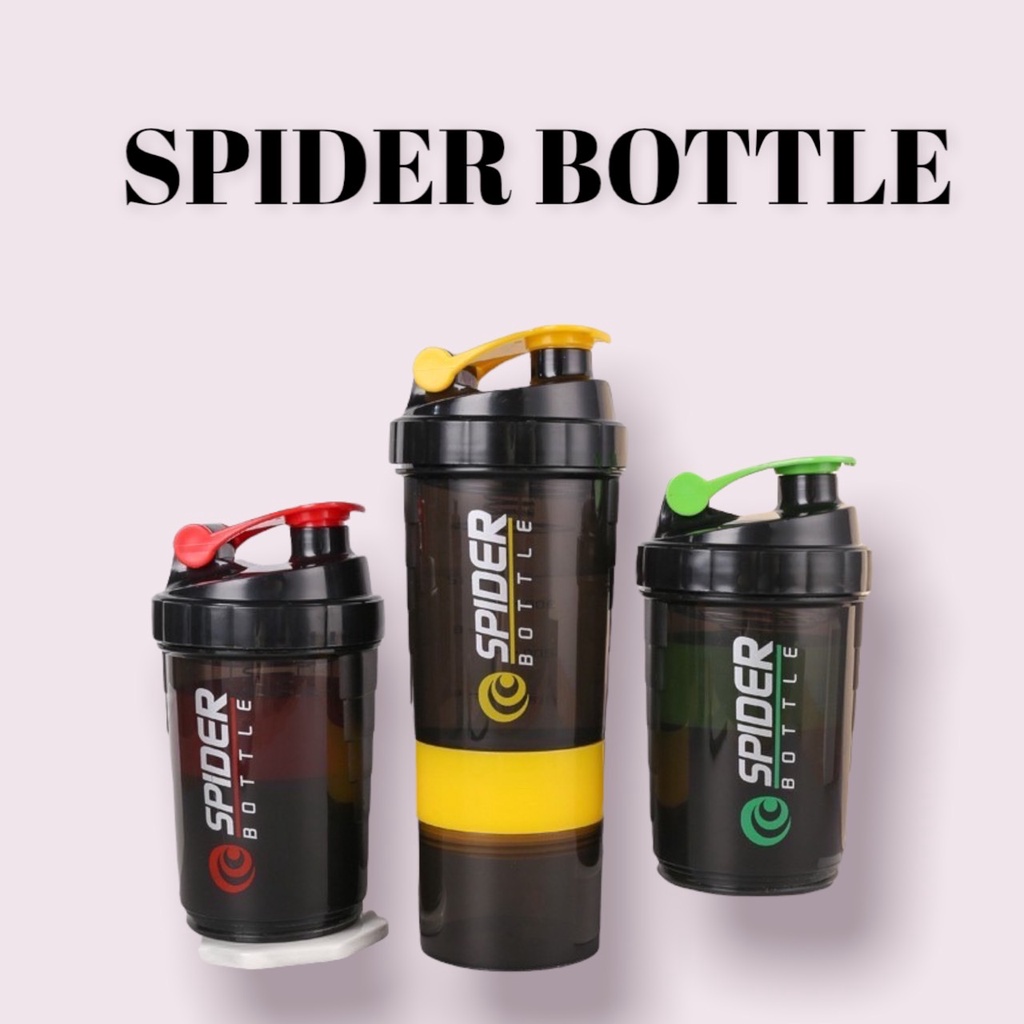 Spider Bottle แก้วเชคเวย์ แก้วเวย์โปรตีน #C161
