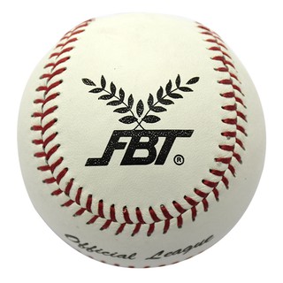 FBT ลูกเบสบอล (หนัง) ลูกเบสบอลนี้เป็นทำจากวัตถุดิบคุณภาพดีนุ่มแข็งและทนทาน  เหมาะสำหรับฝึกแม่นพัฒนาทักษะ รหัส 74320