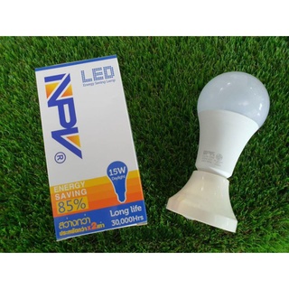 NPV หลอดไฟ LED ขนาด 15W ขั้ว E27 แสงขาว CL04-15W