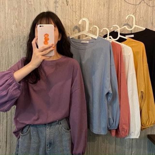 เสื้อยืดoversizedสไตล์เกาหลีราคาถูกใส่สบาย(พร้อมส่ง)