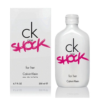 Ck One Shock For Her Edt 200ml. กล่องซีล