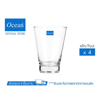 OCEAN แก้วน้ำ STUDIO LONG DRINK 435 ML.(Pack of 4)