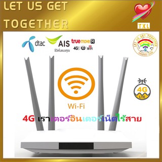 เราเตอร์ไี้สาย ใส่ซิมปล่อย 150Mbps 4G LTE รองรับ 4G ทุกเครือข่าย รองรับการใช้งาน Wifi ได้พร้อมกัน 32 users