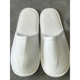 สลิปเปอร์ รองเท้าใส่ในบ้าน รองเท้าโรงแรม ผ้าเทอรี่ แบบหัวปิด