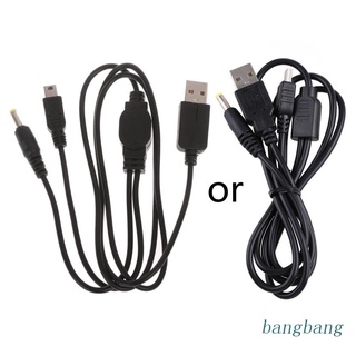 Bang สายชาร์จ USB 2 in 1 สําหรับเกมคอนโซล Sony PSP 2000 3000