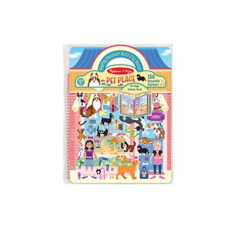 Melissa &amp; Doug Puffy Reusable Sticker Set Pet Place (ห่วง)