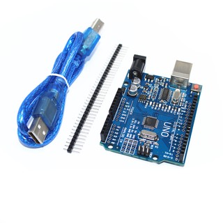 Uno R 3 Atmega328 ชิป 16 Mhz Arduino Uno R 3 บอร์ดพัฒนา + Usb