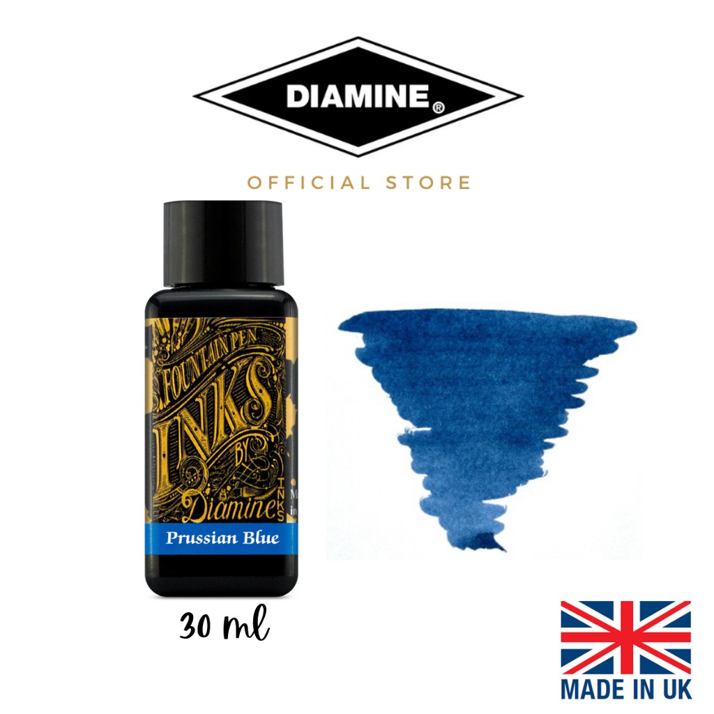 ปากกาหมึกซึม Diamine 30ml ขวดหมึก Prussian Blue