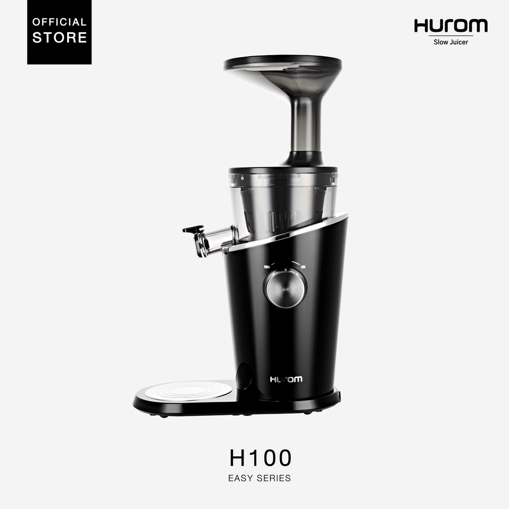 Hurom เครื่องสกัดน้ำผักและผลไม้เเยกกาก รุ่น H100 (Easy Series) Black