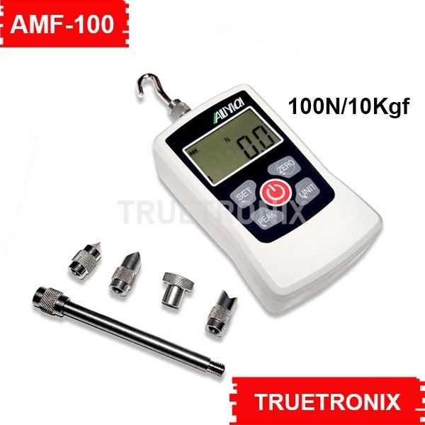เครื่องวัดแรงดึงแรงกด Digital Force Gauge 100 นิวตัน AMF-100