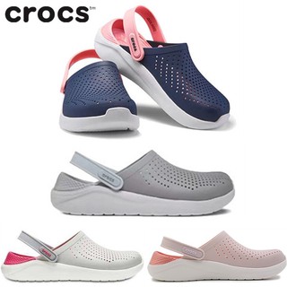 Crocs LiteRide Clog รองเท้าแตะรัดส้นหญิง สีสันสดใส (สินค้าขายดี พร้อมส่งจากไทย) ใส่กับเสื้อผ้าได้ทุกแนว งานถูกกว่า Shop