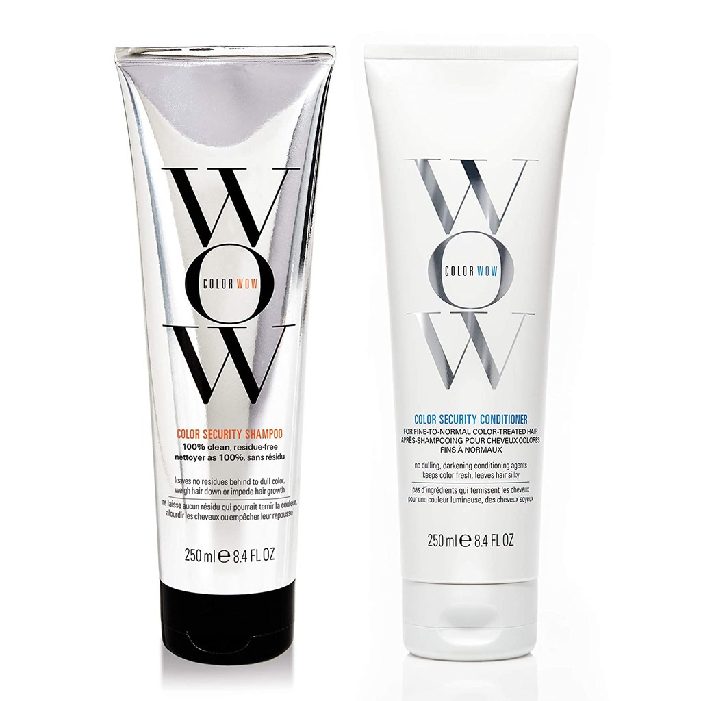 พร้อมส่ง ของแท้ Color WOW Color Security Shampoo & Conditioner Duo (2 x 30ml/75ml/250ml) (Fine/Thick)