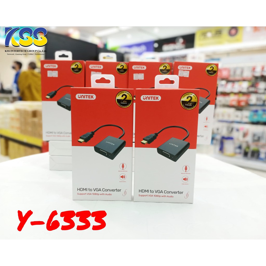 Converter HDMI to VGA UNITEK Y-6333