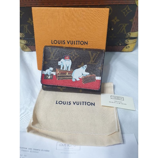 Louis Vuitton Wallet Victorine Illustre Xmas Polar BearMonogram