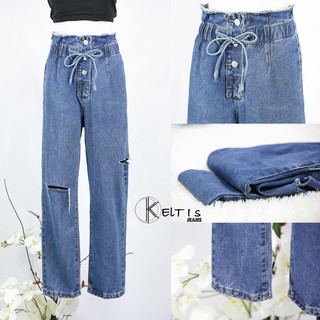 "KELTIS JEANS"  -66-ยีนส์ทรงสลิม / ยีนส์เอวสูง / ยีนส์เกาหลี / ยีนส์แฟชั่นผู้หญิง