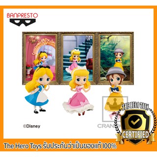 ฟิกเกอร์เจ้าหญิงดิสนีย์ลิขสิทธิ์ของแท้ Disney Characters Q Posket Petit Alice,Cinderella,Jane