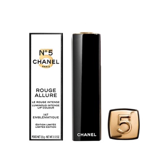 Chanel N5 Dazzling Glamour ลิปสติก เบอร์ 5 ลิปสติก ลายคริสต์มาส 5 ชุด