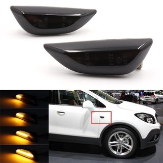 ใหม่ ไฟเลี้ยวไดนามิก LED สีเหลืองอําพัน สําหรับ Opel Mokka X Chevrolet Trax 2013-2019 2022 2 ชิ้น