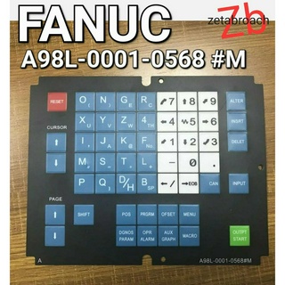 ปุ่มกดCNC A98L-0001-0568 #M FANUC ขายดี!!! ส่งเร็วๆๆๆ