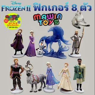 ฟิกเกอร์ โมเดล frozen โฟรเซ่น 2 10 ตัว Mawintoys