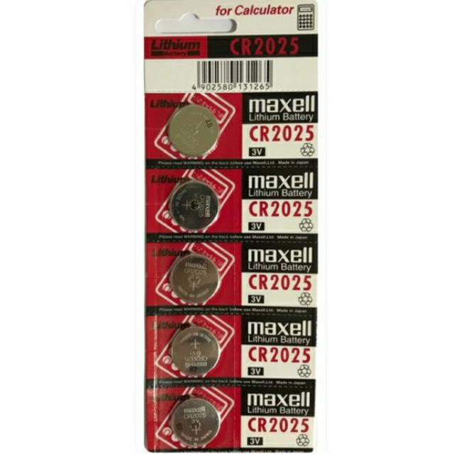 ถ่านกระดุม#CR2025#ถ่านนาฬิกา